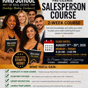 Salesperson Pre-License (2 Week Course)